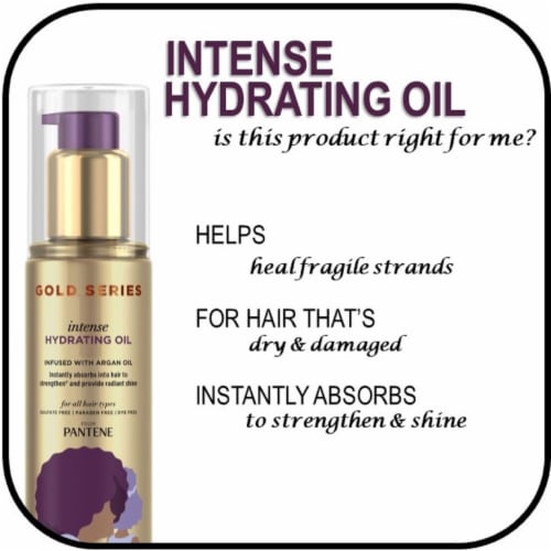 Pantene Gold Series Sulfate Free Hydrating Oil Perspective: bottom