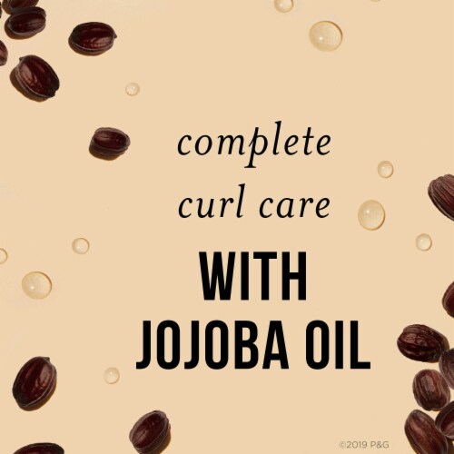 Pantene Nutrient Blends Complete Curl Care Conditioner with Jojoba Oil for Curly Hair Silicone Free Perspective: bottom