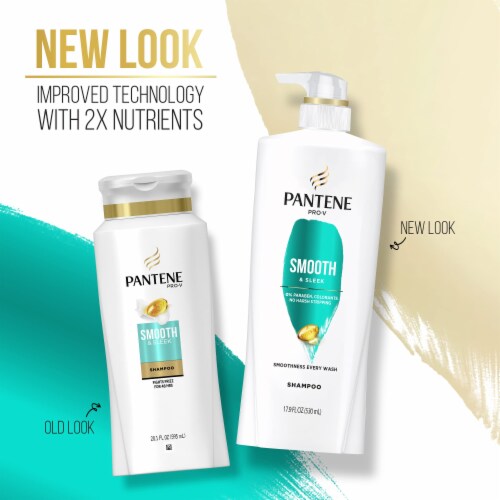Pantene PRO-V Smooth & Sleek Shampoo Perspective: bottom