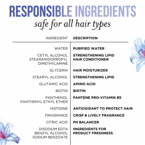 Pantene Sulfate Free Conditioner Illuminating Conditioner with Biotin Perspective: bottom