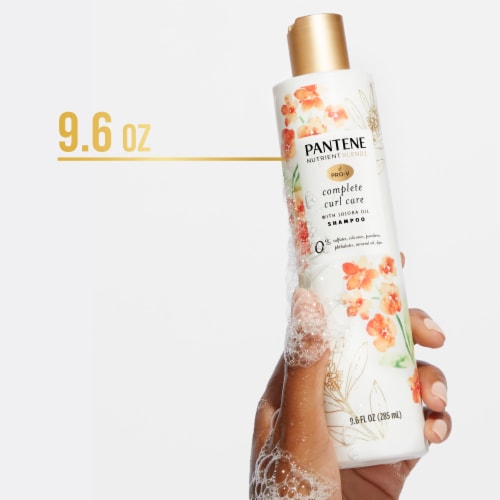Pantene Nutrient Blends Complete Curl Care Sulfate Free with Jojoba Oil Hair Shampoo Perspective: bottom