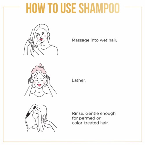 Pantene Nutrient Blends Unbreakable Lengths Rice Water Sulfate Free Shampoo Perspective: bottom