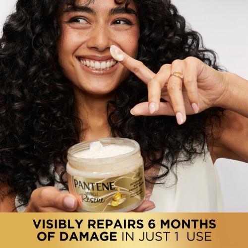 Pantene Miracle Rescue Intensive Bond Repair Mask with Melting Pro-V Pearls Perspective: bottom
