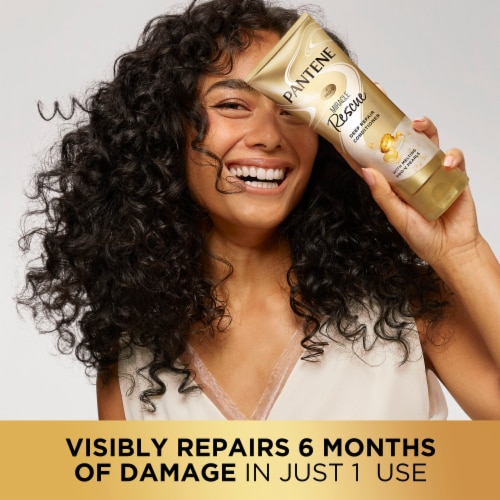 Pantene Miracle Rescue Deep Repair Conditioner with Melting Pro-V Pearls Perspective: bottom