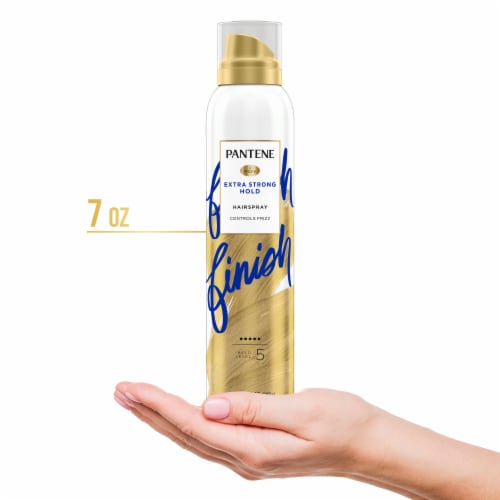 Pantene Extra Strong Hold Aerosol Hairspray, Level 5 Alcohol Free Perspective: bottom