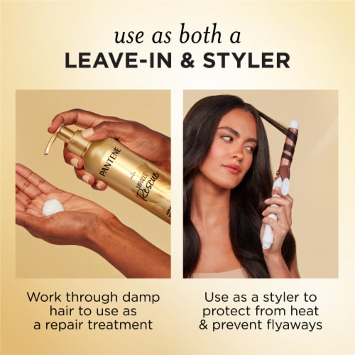 Pantene Miracle Rescue Keratin Leave-In Repair Treatment Perspective: bottom