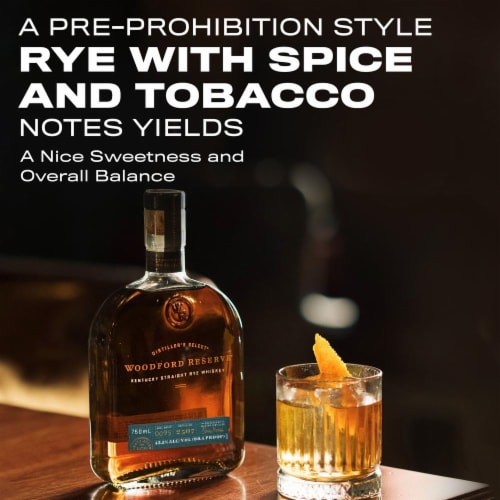 Woodford Reserve Kentucky Straight Rye Whiskey Perspective: bottom