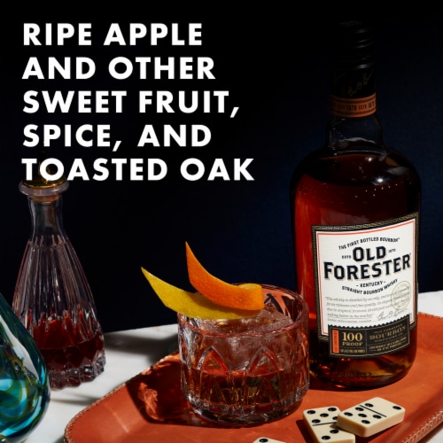 Old Forester 100 Proof Kentucky Straight Bourbon Whisky Perspective: bottom