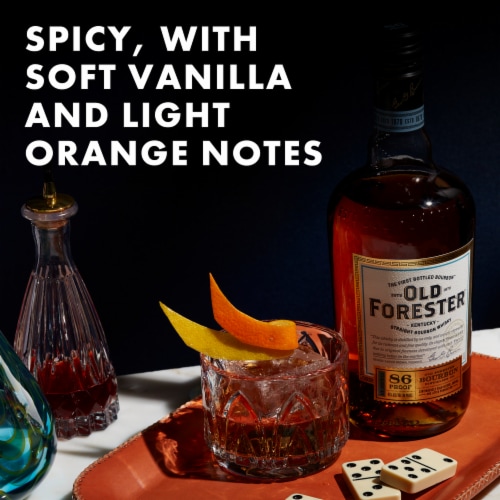 Old Forester 86 Proof Kentucky Straight Bourbon Whisky Perspective: bottom