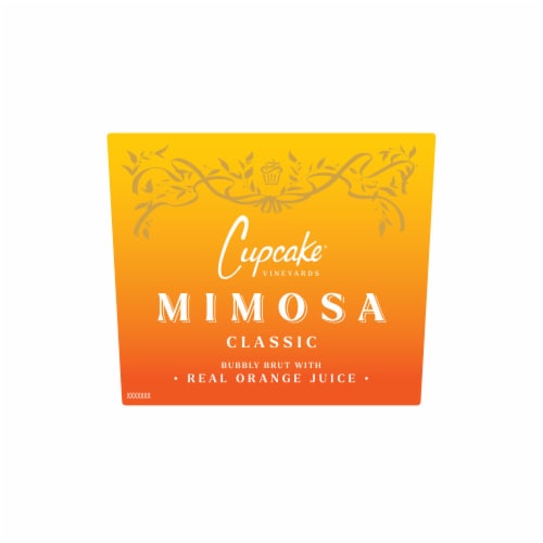 Cupcake Vineyards Classic Mimosa Blend Spain Orange Wine Based Cocktail Perspective: bottom