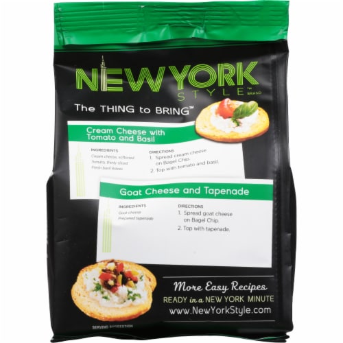 New York Style Roasted Garlic Bagel Crisps, Non-GMO Perspective: bottom