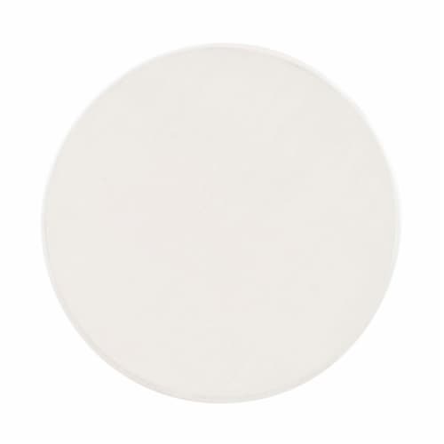 Linon Bree Wood Accent Side Table in White Perspective: bottom