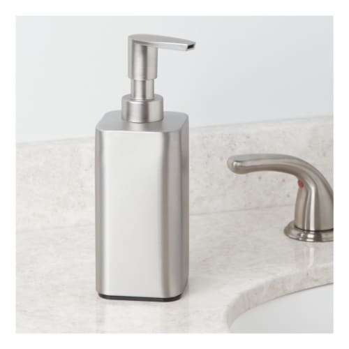 Interdesign Gia Stainless Steel Pump Soap Dispenser - Satin Silver, 1 ct - Pick ‘n Save