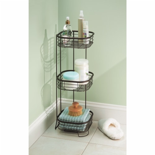 InterDesign Forma 3-Tier Shower Shelf - Bronze Perspective: bottom