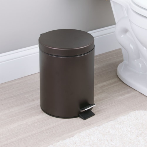 iDesign Step Can with Bucket Insert - Bronze Perspective: bottom