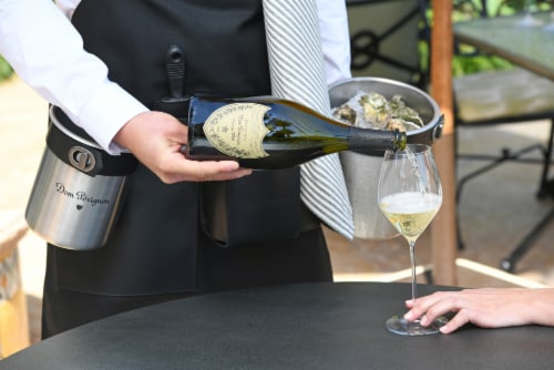 Dom Perignon Vintage Champagne Perspective: bottom