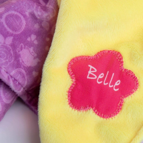 Disney Princess Belle Blanky Plush, 12" Perspective: bottom