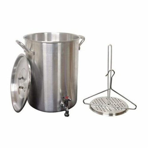 30 QT. Aluminum Pot with Basket