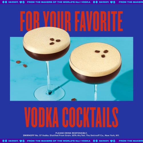 Smirnoff Vodka No.57 Blue Perspective: bottom