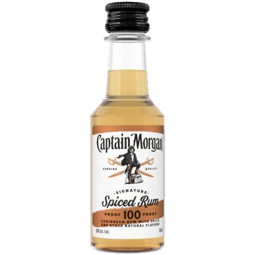 Captain Morgan Rum 100 Proof Spiced Perspective: bottom