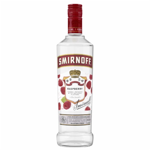 Smirnoff Vodka Raspberry Perspective: bottom