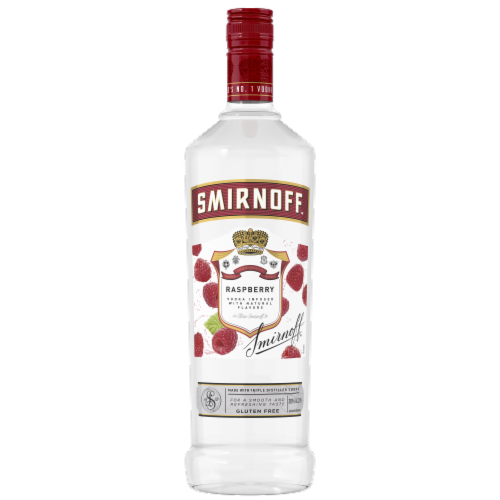 Smirnoff Raspberry Vodka Perspective: bottom