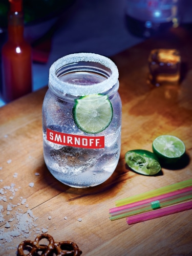 Smirnoff Lime (Vodka Infused With Natural Flavors) Perspective: bottom