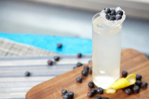 Smirnoff Blueberry (Vodka Infused With Natural Flavors) Perspective: bottom