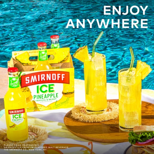Smirnoff Ice Pineapple Perspective: bottom