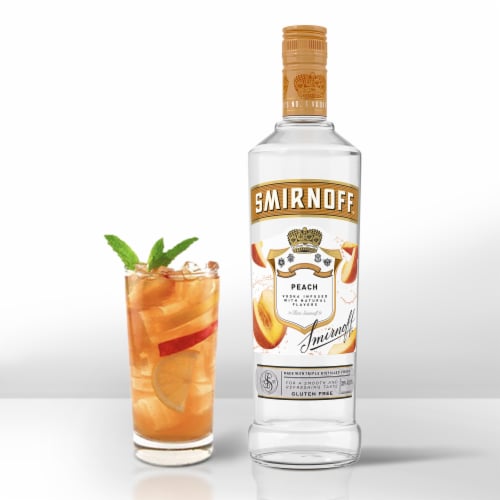 Smirnoff Peach (Vodka Infused With Natural Flavors) Perspective: bottom