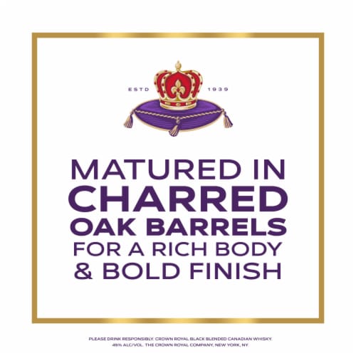 Crown Royal Black Blended Canadian Whisky Perspective: bottom
