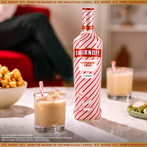 Smirnoff Vodka Peppermint Twist Perspective: bottom