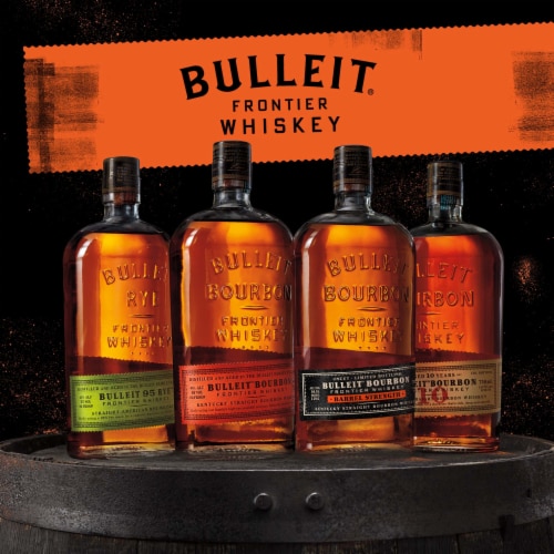 Bulleit Whiskey - American Bourbon Barrel Strength Perspective: bottom