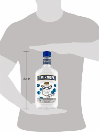 Smirnoff Blueberry (Vodka Infused With Natural Flavors) Perspective: bottom
