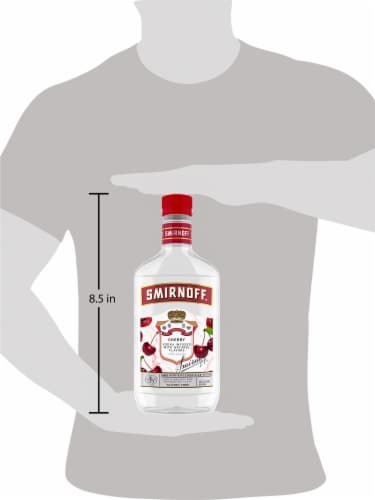 Smirnoff Cherry (Vodka Infused With Natural Flavors) Perspective: bottom