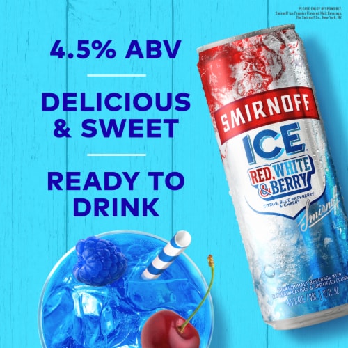 Smirnoff Ice Red White & Berry Perspective: bottom