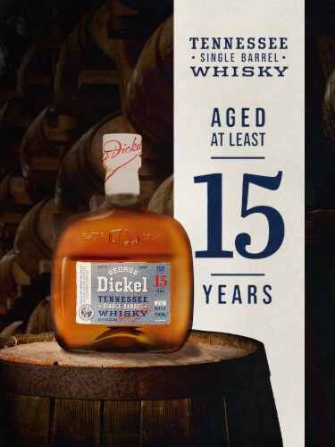 George Dickel Whiskey - American Single Barrel Aged 15Years Perspective: bottom