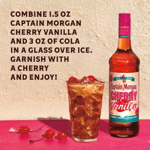 Captain Morgan™ Cherry Vanilla Spiced Rum Perspective: bottom