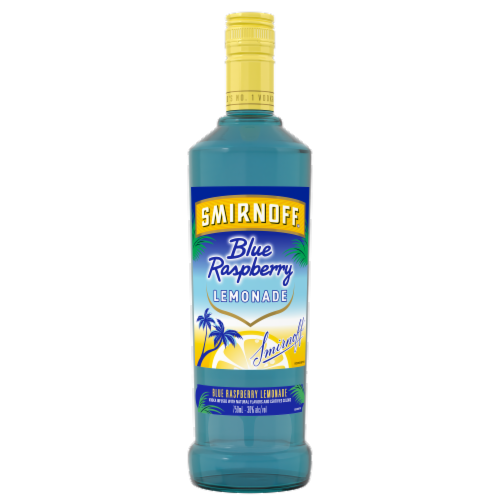 Smirnoff Vodka Blue Raspberry Lemonade Perspective: bottom