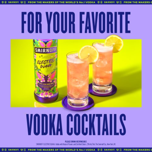 Smirnoff Vodka Electric Guava Perspective: bottom