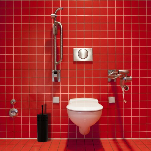 Toilet Plunger with Holder for Bathroom, Multi Drain Suitable for Bathtubs, Quick Dry, Bronze Perspective: bottom