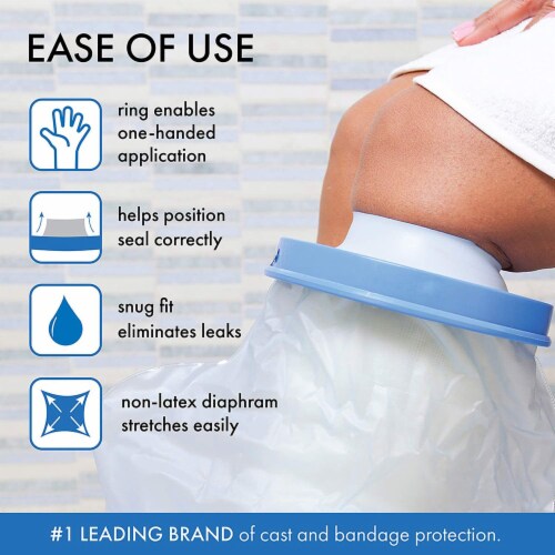 SEAL-TIGHT Cast Protector Wide Adult 24 Polyvinyl, 20106 Perspective: bottom