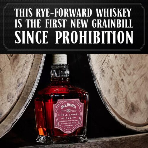 Jack Daniel's® Single Barrel Tennessee Rye Whiskey Perspective: bottom