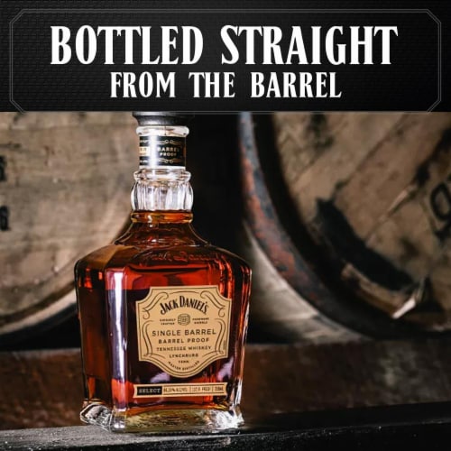 Jack Daniel's Single Barrel Barrel Proof Tennessee Whiskey Perspective: bottom