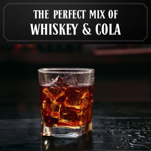 Jack Daniel's Tennessee Whiskey and Cola Ready to Drink Whiskey Cocktail Perspective: bottom