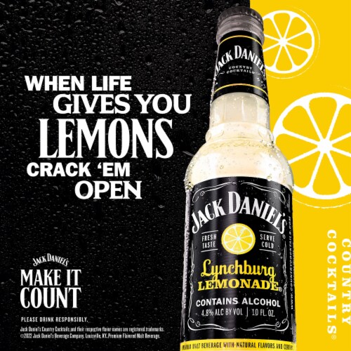 Jack Daniel's Country Cocktails Lynchburg Lemonade Perspective: bottom