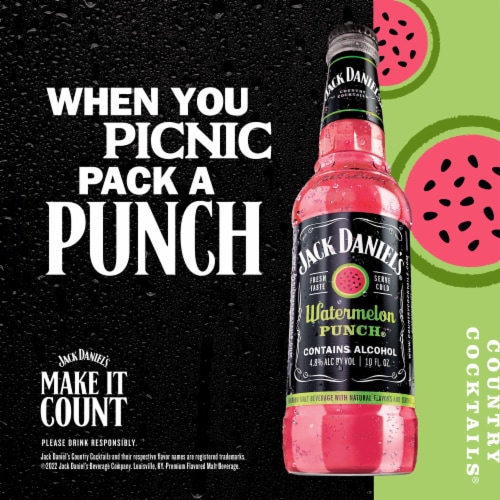 Jack Daniel's Country Cocktails Watermelon Punch Perspective: bottom