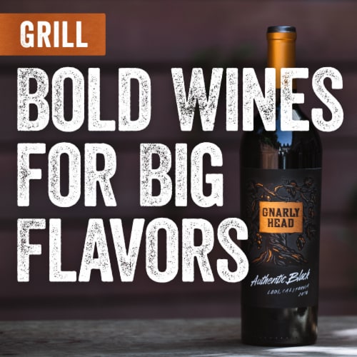 Gnarly Head Authentic Black Lodi California Red Wine Blend Perspective: bottom