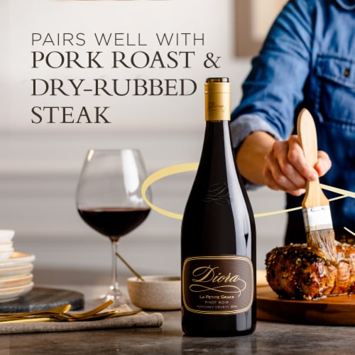 Diora La Petite Grace Monterey California Pinot Noir Red Wine Perspective: bottom