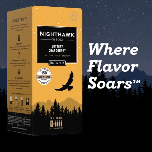 Nighthawk Gold by Bota Box Buttery Chardonnay White Wine Perspective: bottom
